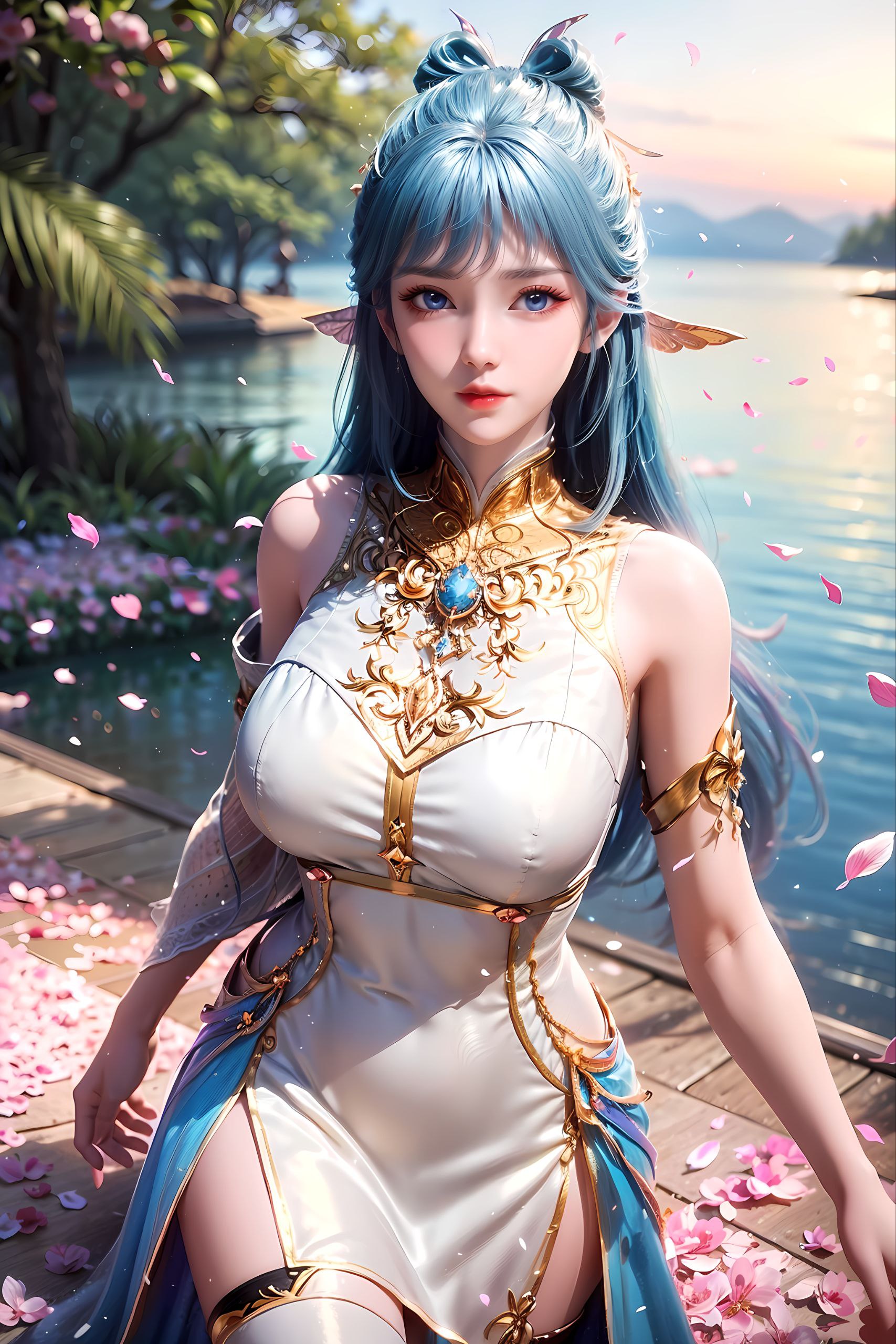 上流传着一
